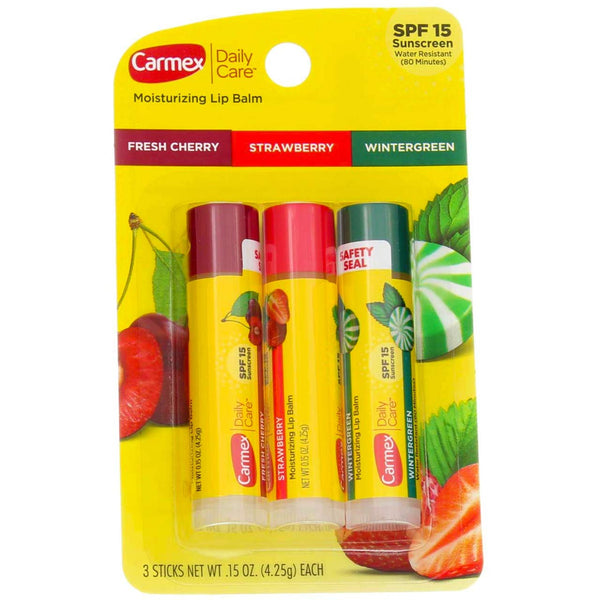 Carmex Daily Care SPF15 Variety Pack