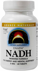 Fuente Naturals Enada Nadh 5 mg 60 tabletas