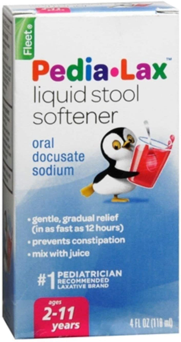 Fleet Pedia-Lax Liquid Stool Softener - 4 oz