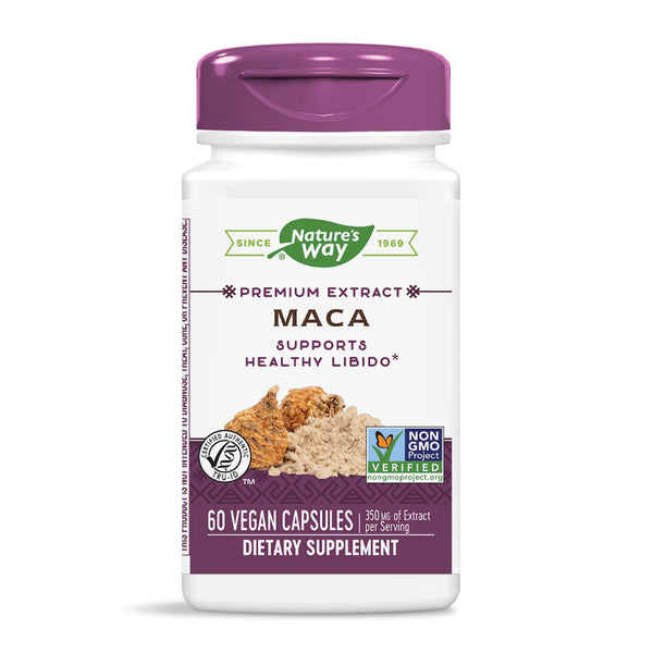 Nature's Way Maca 350 mg Cápsulas veganas