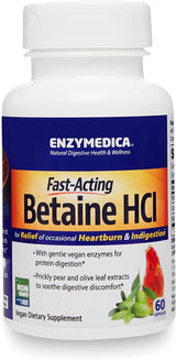 Enzymedica Betaine HCI 60 Capsules