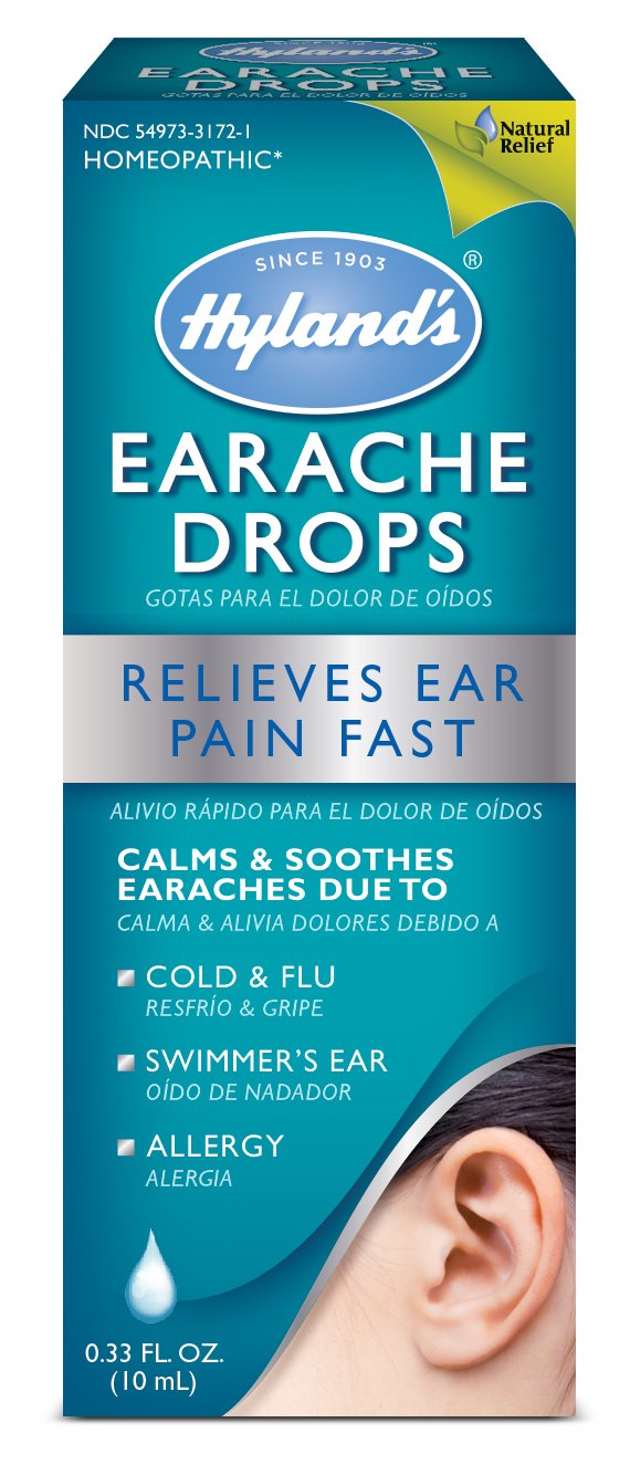 El dolor de oído de Hyland cae todas las edades de 0.33 oz