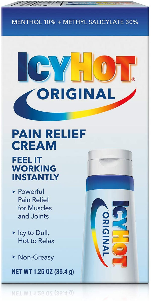 Icy Hot Pain Relieving Cream, Extra Strength with Menthol, 1.25 Ounces