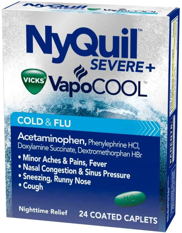 NyQuil Severe Cold & Flu 24 Caplets