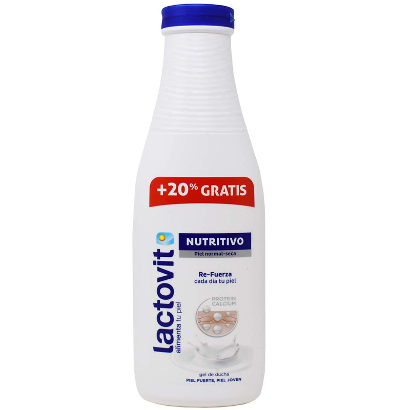 Gel de baño lactovit 600 ml