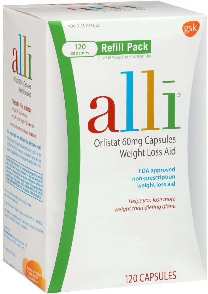 Alli Orlistat 60 mg Refill Pack Capsules