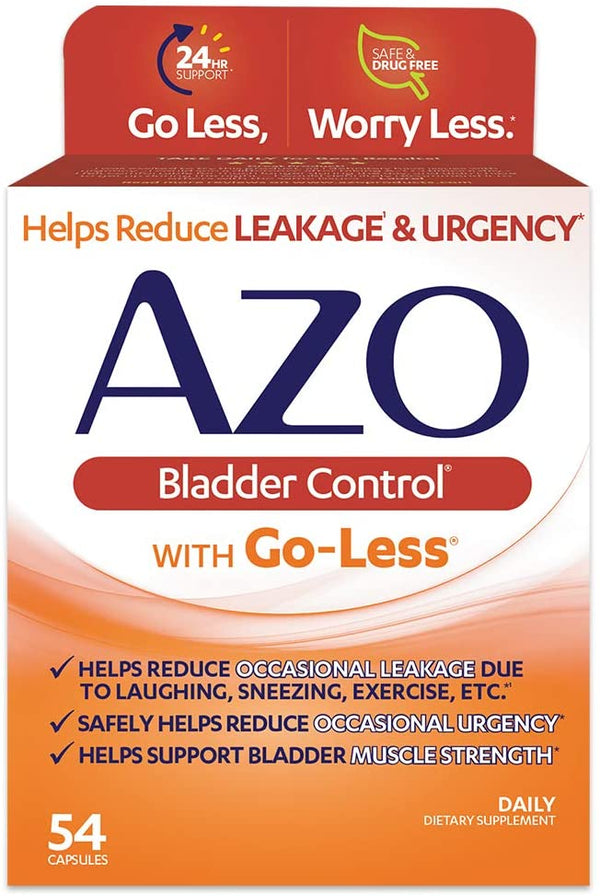 Azo, Bladder Control with Go-Less 54 Capsules