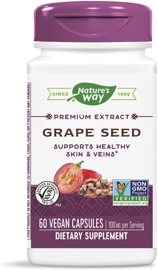 Nature's Way Premium Extract Standardized Grape Seed 100 mg