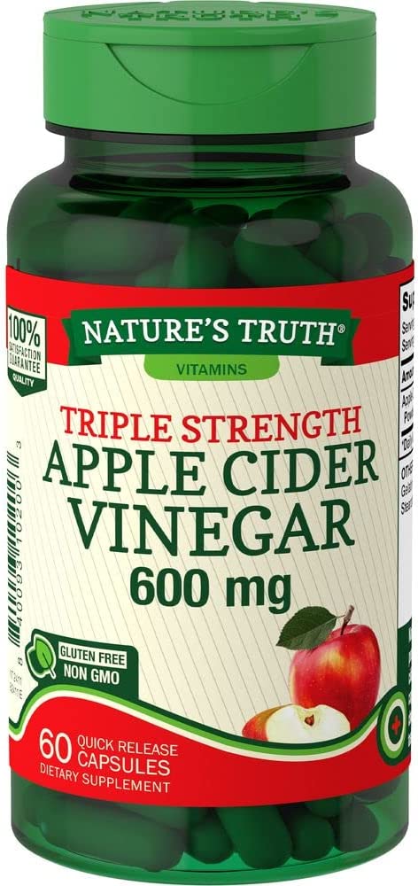 VINIA DE LA NATURAL TRITURA VINAGAR DE CIDA MAPANY 600 mg 60 Cápsulas