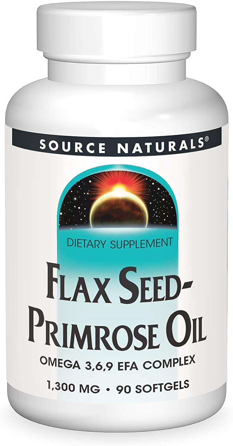 Fuente Naturals Flaxseed Primrose Oil 1300 mg Softgels