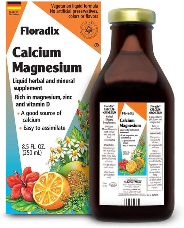Floradix Liquid Calcium Magnesium 8.5 Fl Oz