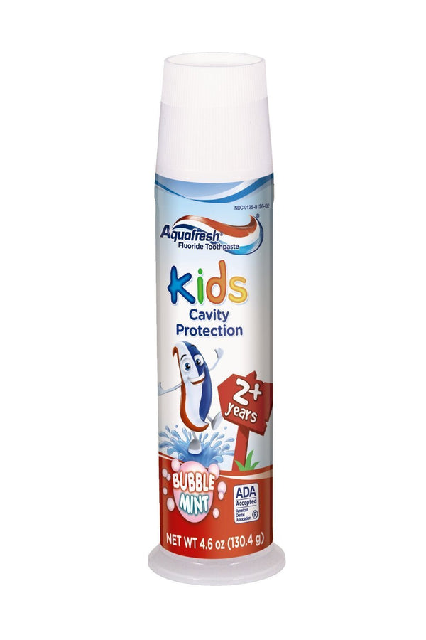 Aquafresh Kids Toothpaste, Bubblemint, 4.6 Ounce