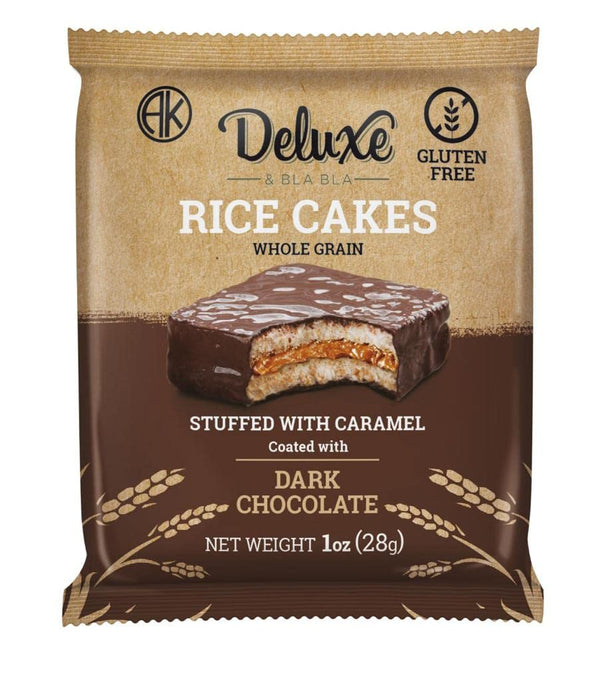 Deluxe Rice Cake Dark Chocolate With Caramel 1Oz