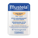 Mustela Nourishing Stick with Cold Cream, Baby Lip and Face Moisturizer. 0.32 OZ