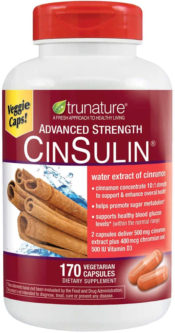 Trunature Advanced Strength Cinsulin Capsules