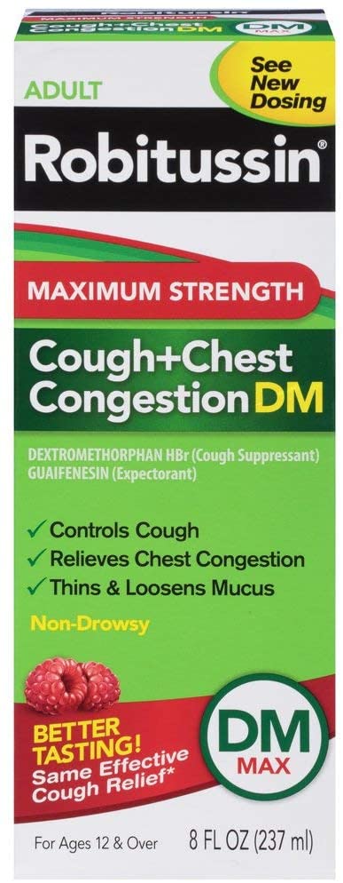Robitussin Adult Cough+Chest Congestion DM Liquid 8 oz