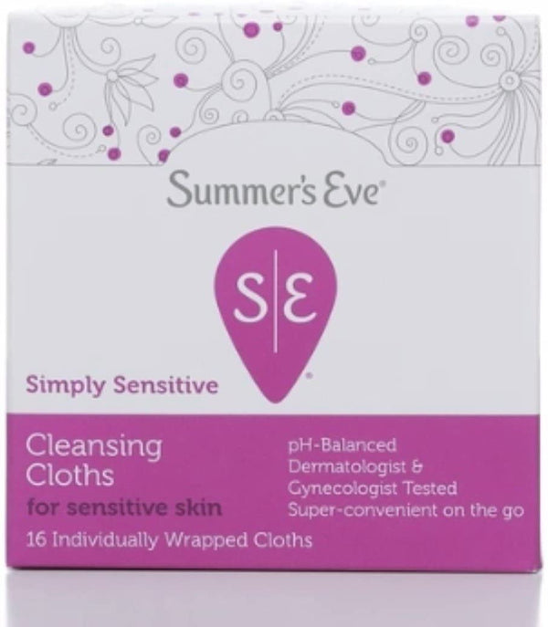 Summers Eve Feminine Cleansing Cloth 16ct