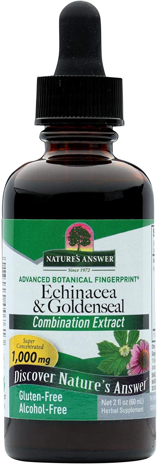 NATURES ANSWER ECHINACEA GOLDENSEAL 2OZ