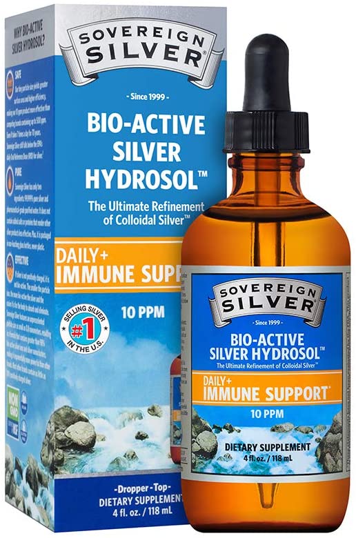 Dropper de hidrosol bioactivo de plata soberano 4 oz