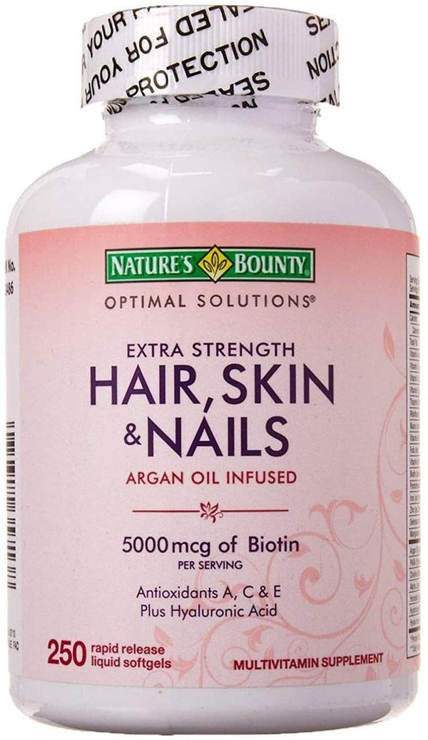 Nature's Bounty Hair, Skin & Nail 5000 mcg Liquid Softgels