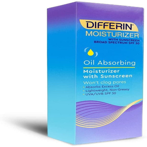 Differin Oil Absorbing Moisturizer with Sunscreen- Broad Spectrum 30