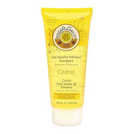 Roger & Gallet Citron Fresh Shower Gel Energizing, 6.6 onzas