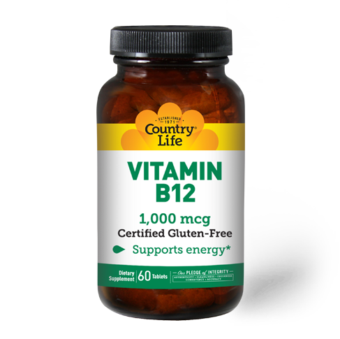 Country Life Vitamin B-12 1000 mcg Tablets