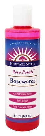 Heritage Store Rose Petals Rosewater 8 Oz