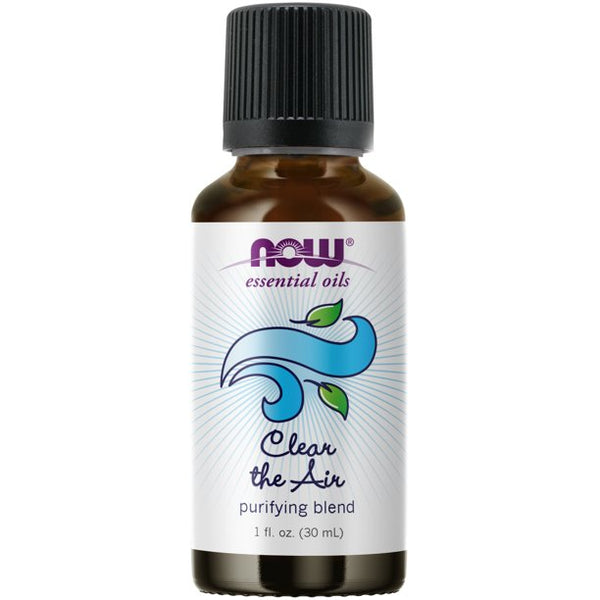Now Essential Oils Clear the Air Oil Blend Purifying Aromatherapy Scent. 1 oz