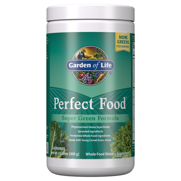 Garden of Life Perfect Food Super Green Formula Powder 10.58 oz