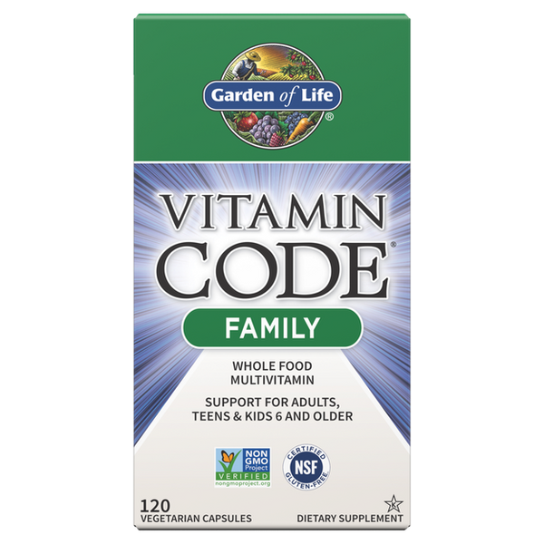 Garden Of Life Vitamin Code Raw Family Vegetable Capsules