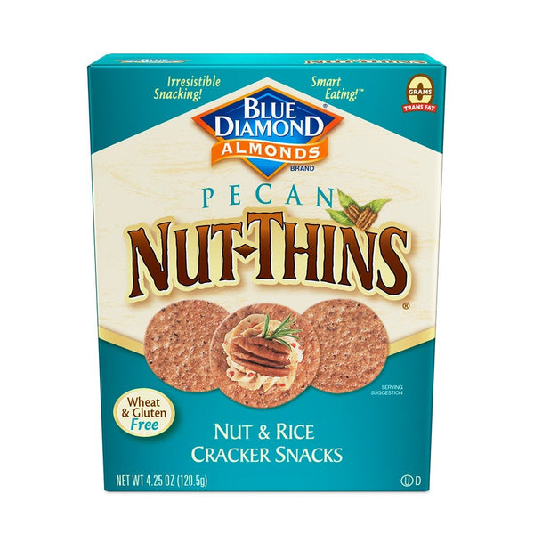 Blue Diamond Pecan Nut-Thins Cracker Crisps, 4.25 Ounce