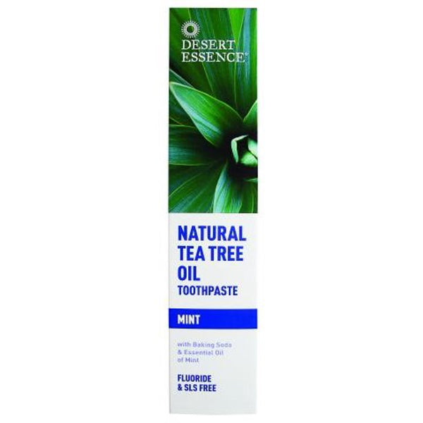 Desert Essence Tea Tree Oil Toothpaste, Mint, 6.25 oz