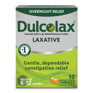 Tabletas laxativas de Dulcolax - 10 ct