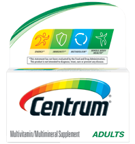 Centrum Multivitamin & Multimineral Supplement 130 Tablets