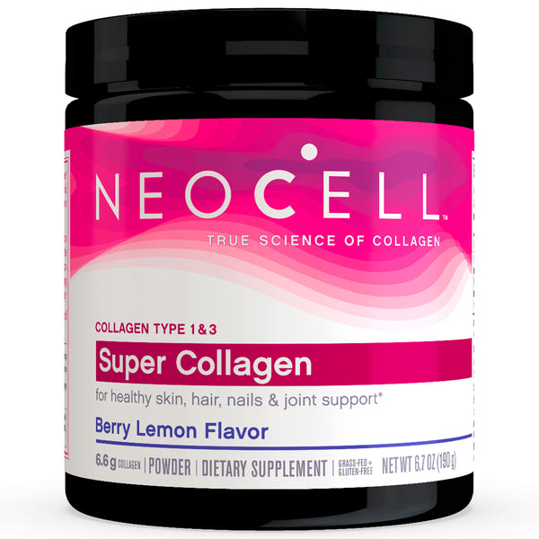 NeoCell Super Collagen Powder – 6,6 mg Berry Lemon - 6.7 Oz