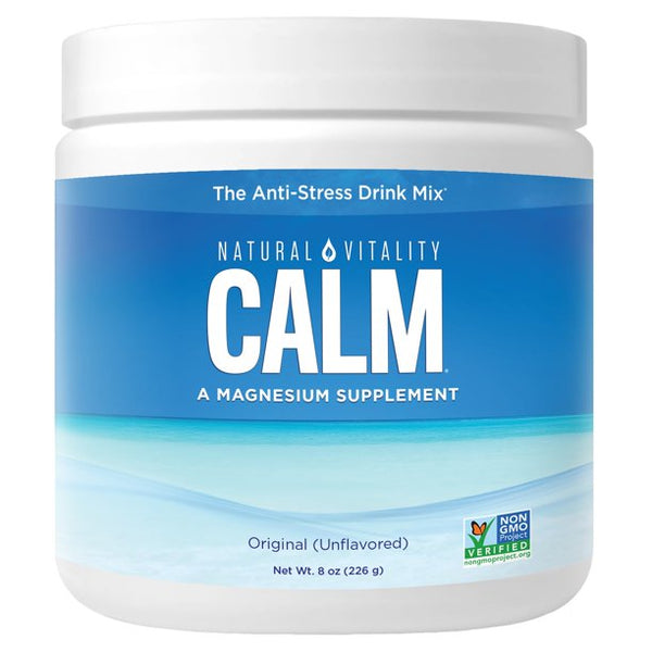 Natural Vitality CALM Magnesium Citrate Powder Unflavored 8 Oz