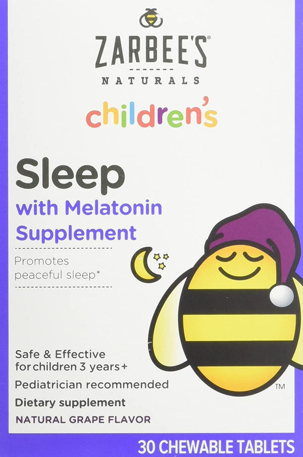 Zarbee's Naturals Children's Sleep with Melatonin 50 Chewable Tablets