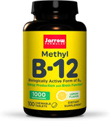 Jarrow Formulas Methyl B-12 Lemon 1000 mg