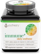 Youtheory Immune + Daily Wellness Vegetable Capsules 60