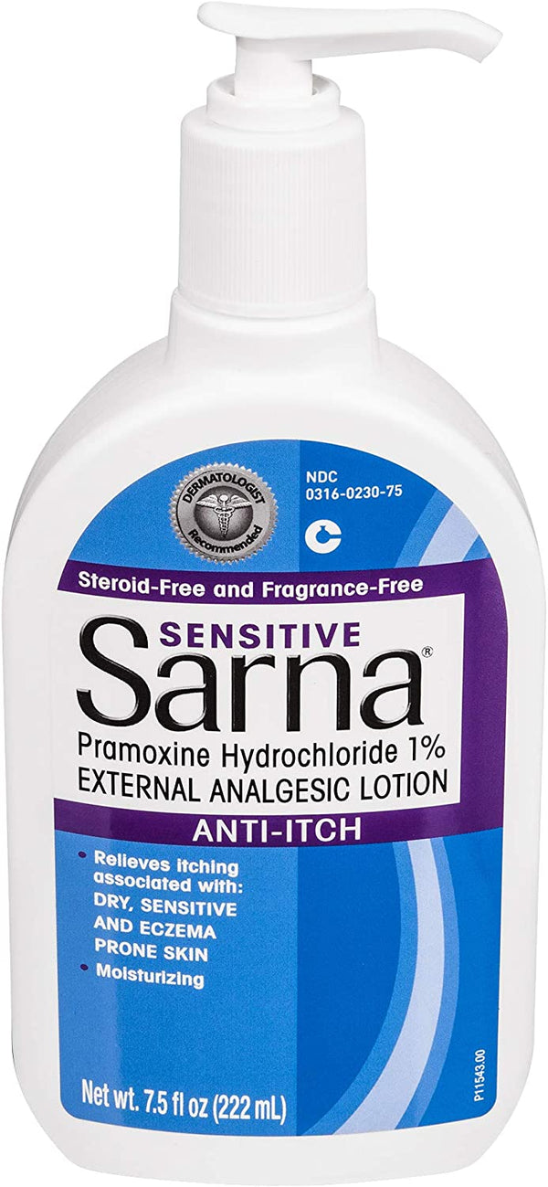 Sarna Sensitive Anti-Itch Moisturizing Lotion 7.50 oz