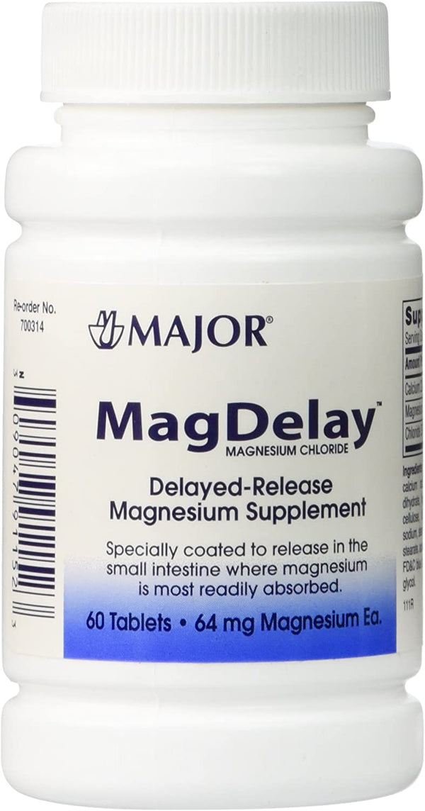 Major Magdelay Magnesium 64 mg Tablets