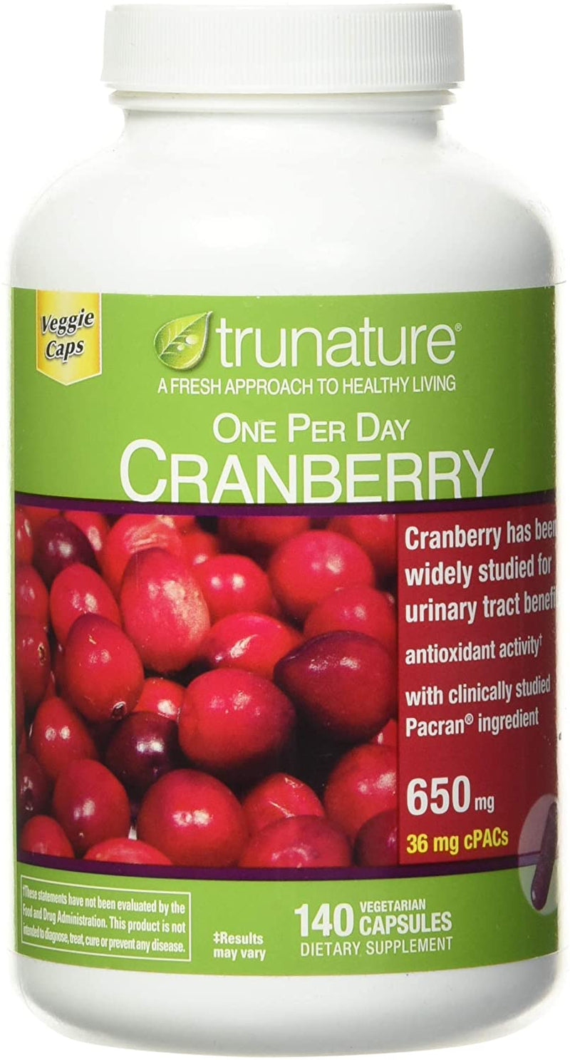 Trunature Cranberry 650 Mg Softgels
