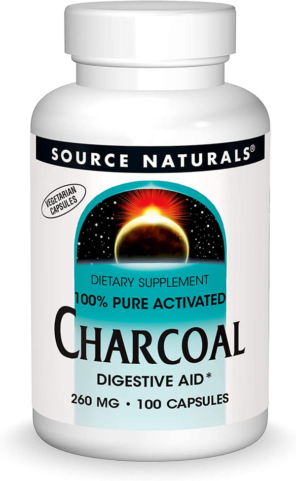 Source Naturals Charcoal, Digestive Aid, 100 Count