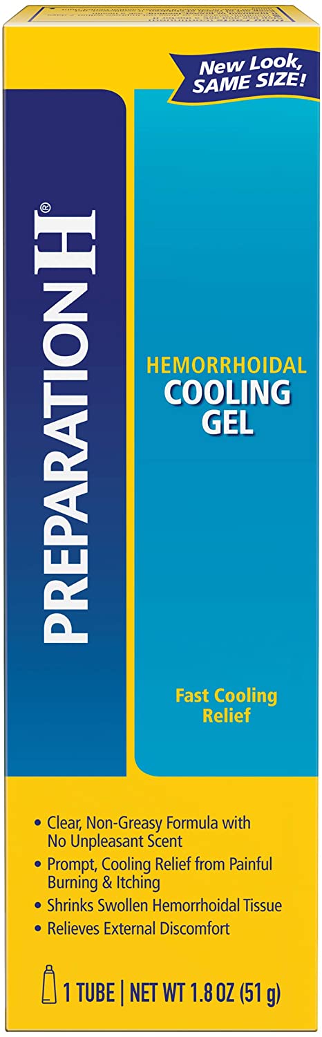 Preparation H Hemorrhoid Symptom Treatment Cooling Gel