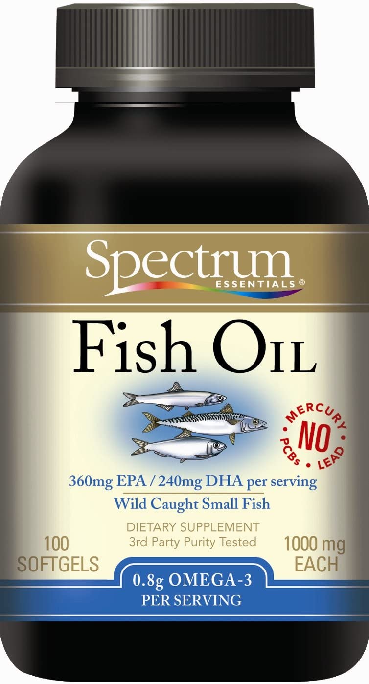 Spectrum Fish Oil 1000 Mg Softgels