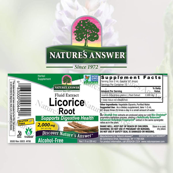 NATURES ANSWER LICORICE ROOT 1Oz