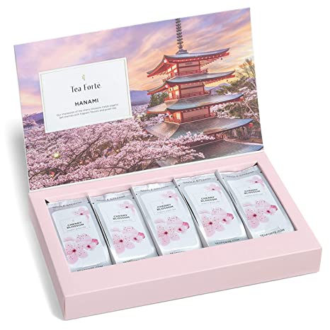Tea Forte Organic Cherry Blossom Green Tea Sampler