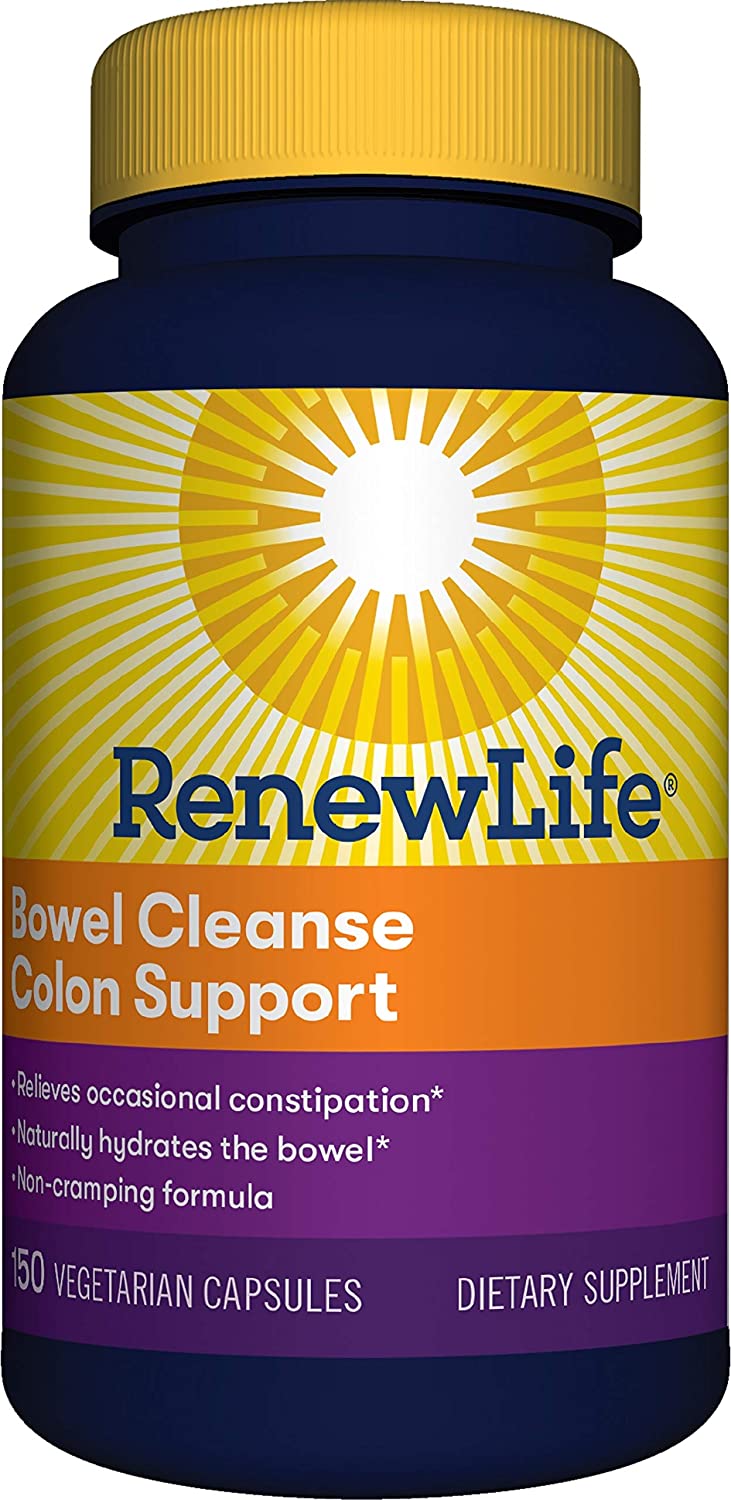 Renew Life Bowel Cleanse Colon Support Vegetable Capsules