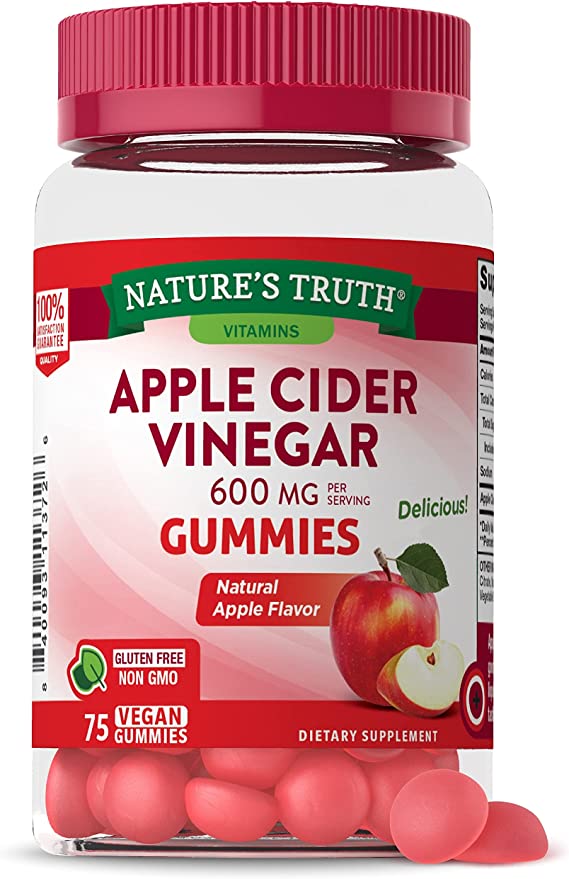 Nature's Truth Apple Cider Vinegar 600mg 75 Gummies